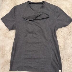 Lalabu Men's Gray Dad Baby Wearing Shirt - XL